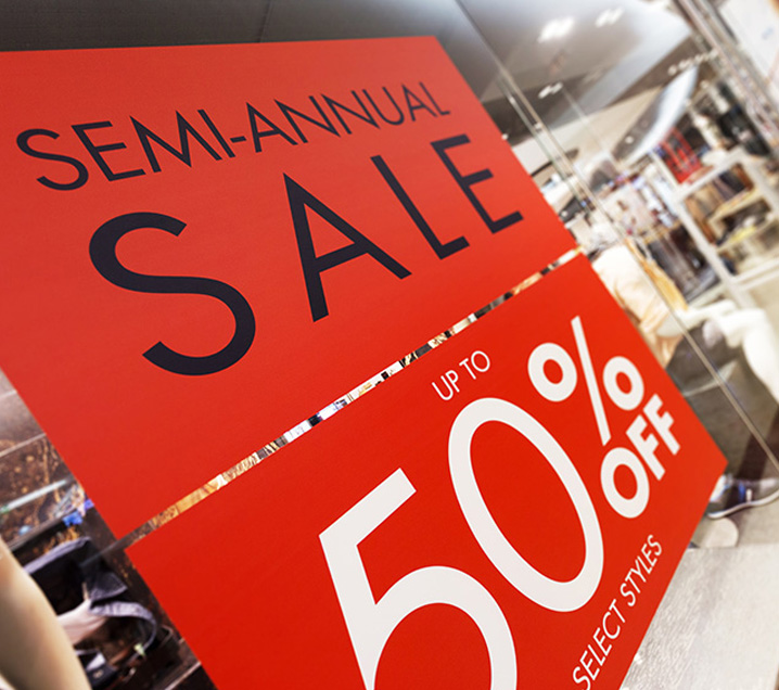 Sale window decal Window decal